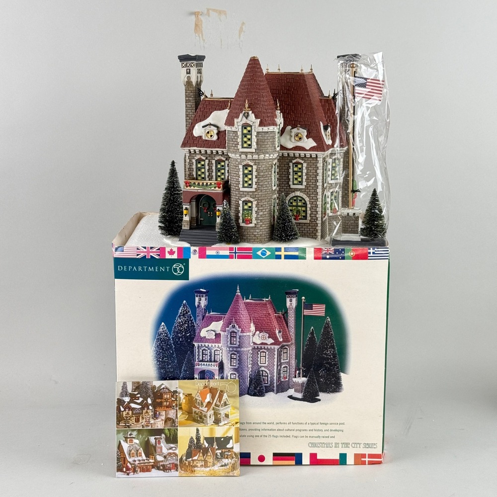 Dept‎ 56 The Consulate Christmas In The City # 58951 NEW OLD STOCK